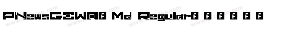 PNewsGIWA-Md Regular字体转换